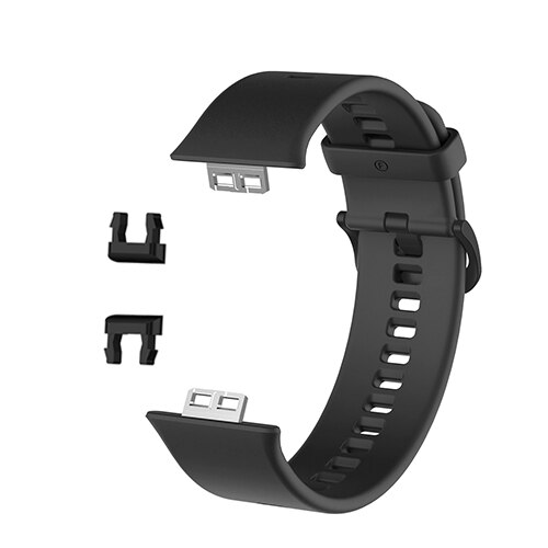 Polsband Voor Huawei Horloge Fit TIA-B09 Model Smart Horloge Accessoires Armband Strap Voor Huawei Fit Lus Verstelbare Polsband: Black