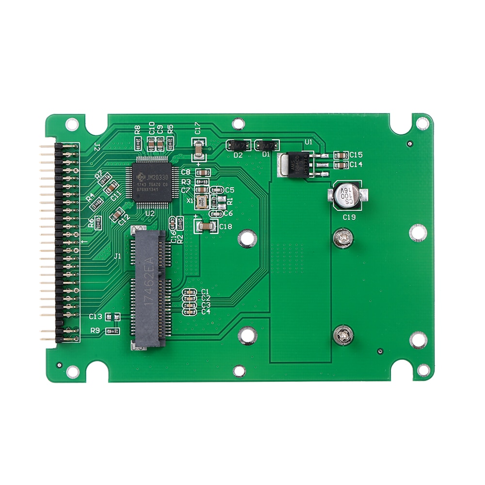 Adapter Card mSATA to IDE Adapter Card Converter Card mSATA to 2.5'' IDE Parallel Port Hard Disk Adapter Card