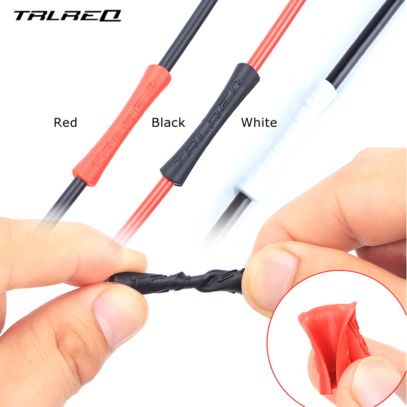 4 Stks/partij Fiets Rubber Top Tube Frame Bescherming Protector Cover Sleeve Voor Shift Derailleur Remkabel Wrap Behuizing Slang