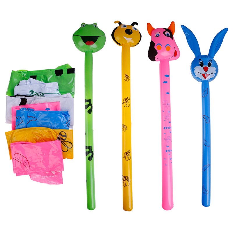 Cartoon Inflatabel Animal 1PC Long Inflatable Hammer No Wounding Stick Baby Children Toys