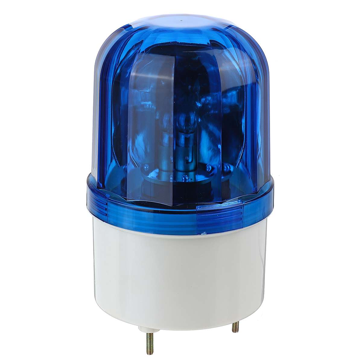 24V LTE-1101 LED Car Rotating Strobe Warning Light LED Flashing Beacon Emergency Light Waterproof Indicator Lamp with Screw Kit: Blue