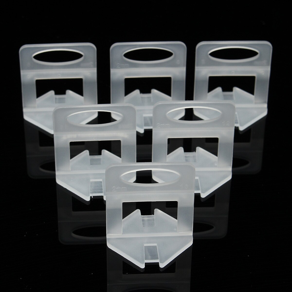 2Mm 100Pcs Plastic Keramische Tegel Leveling Systeem Spacers Clips Kit Muur Vloertegel Spacer Betegelen Tool Voor Thuis floor