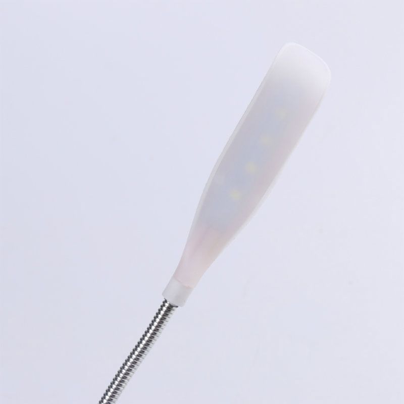 Batterie angetrieben Mini LED Schreibtisch Lampe 360 Grad Drehung Lesen Tisch Nacht Licht Y98E