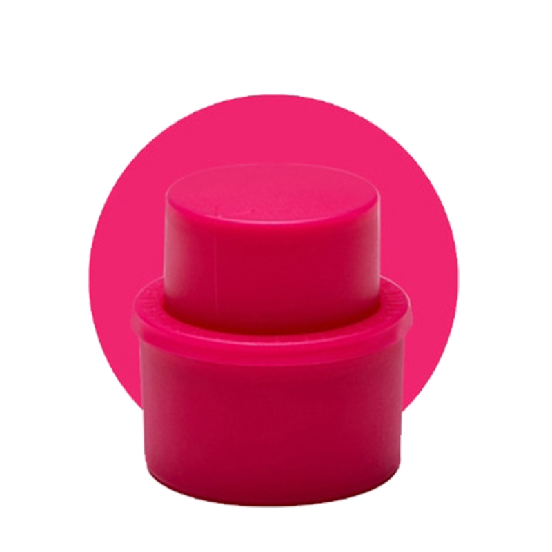 Fizz Keeper! Safe and Durable, Bottle Pump Caps,Bottle Stopper, Pump Bottle Dispenser Cap, Like A Wine Bottle Stopper: Rose Red