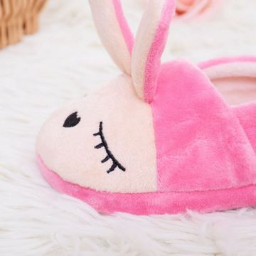 Babyschoenen peuterslofjes kinderen meisjes jongens cartoon konijn warme winterschoenen huisschoenen kinderen konijn roze schoenen
