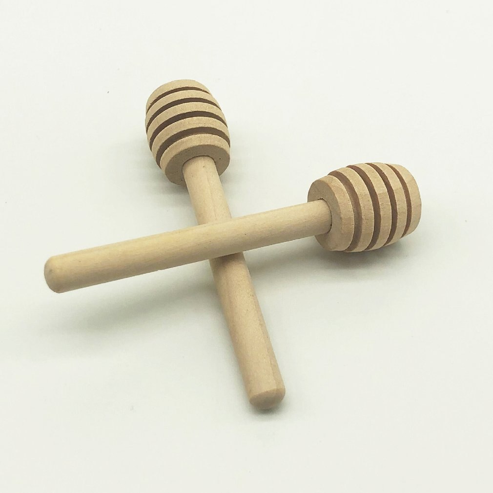 8cm drewniane czerpak robić miodu trzymać łyżka robić miodu pałeczka robić mieszania dla słoik na miód kawy herbata mleczna bezpieczne mieszadło dostarcza narzędzia kuchenne