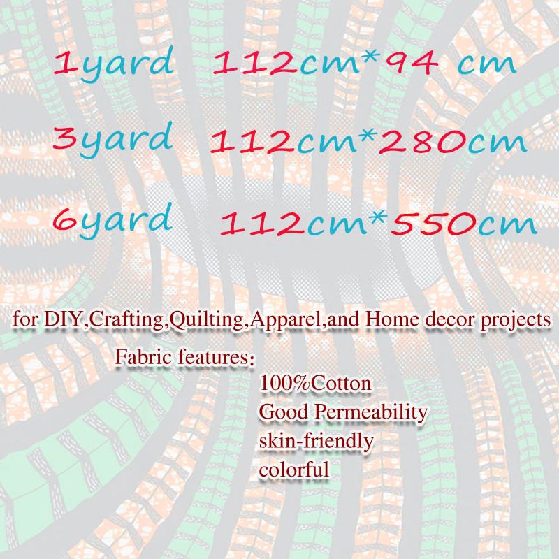 Afryka Ankara drukuje batik tkanina patchworkowa prawdziwy wosk afrykańskie szycie materiał 100% bawełna robić sukni rękodzieła afryka nie.1