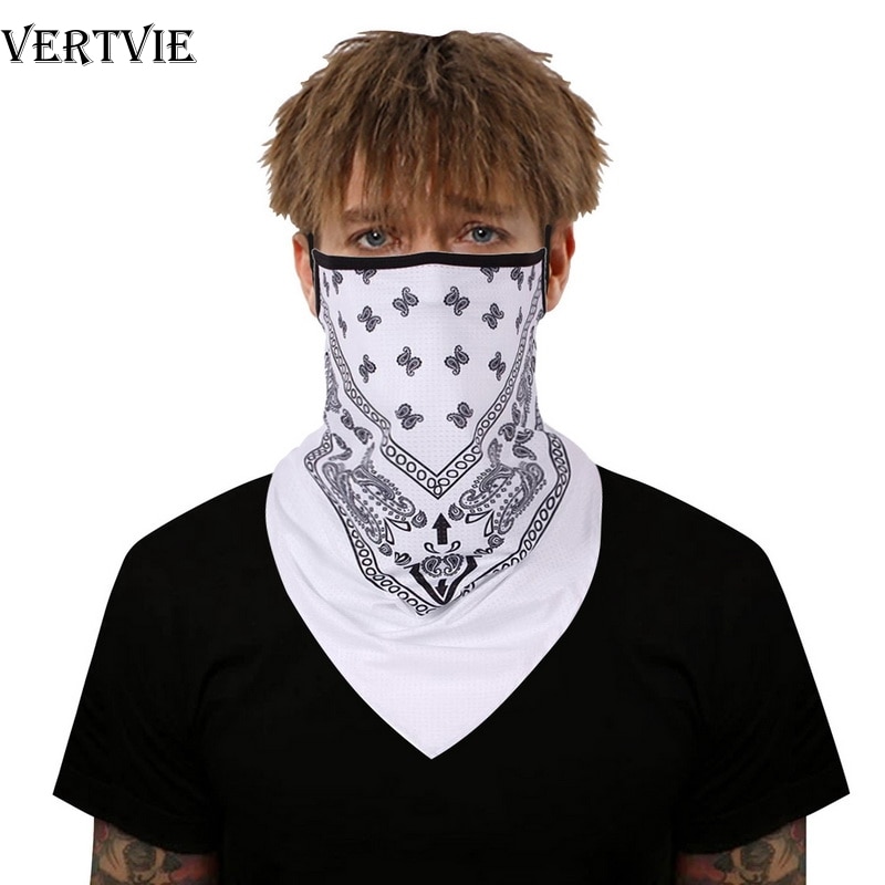 VERTVIE Hüfte hüpfen Bandana Mann Frauen Ich bin Freien Stirnbänder Haar Band Handgelenk wickelt Haar Schals Winddicht Sonne Gesicht Schutz schal