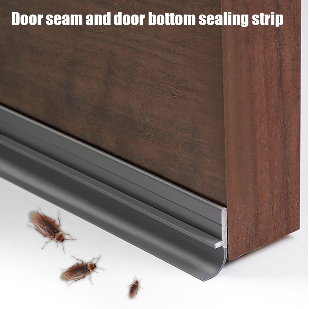 Pvc Deur Bodem Afdichting Strips Badkamer Bad Screen Glas Deur Water Baffle Tochtstrip Huishouden Venster Winddicht Seal Tapes