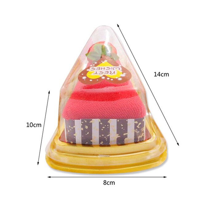 10 sett nydelig mini smørbrød form kake håndkle bomull låve hånd håndkle ansikt håndkle fest 20 x 20 cm