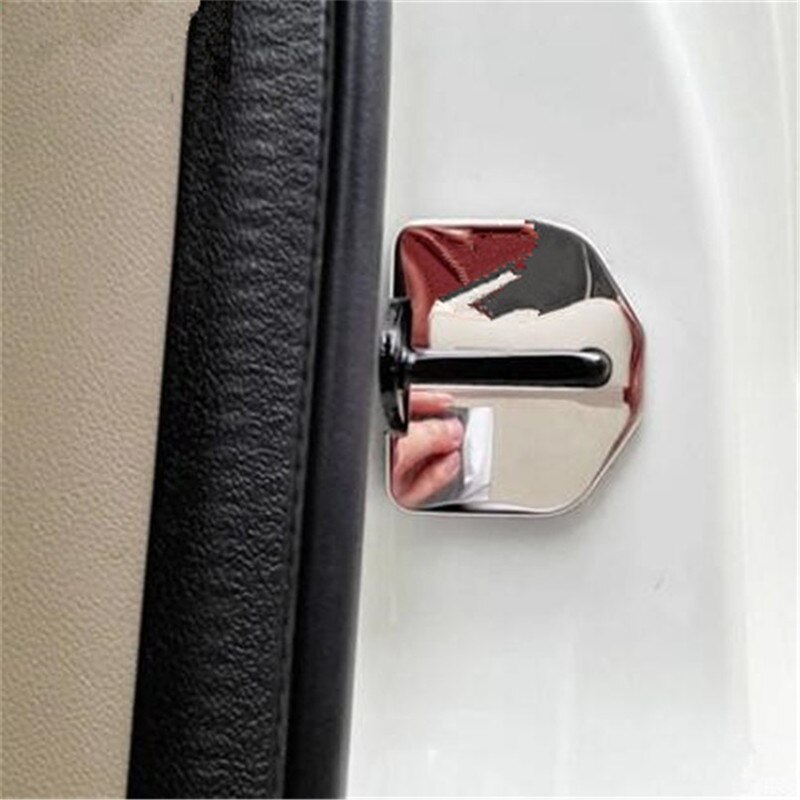 4pcs/lot Car Door Lock Anti Rust Protection Cover For For Volvo S80L S40 S60 V60 C30 XC60 For Land Rove Evoque Freelander 2