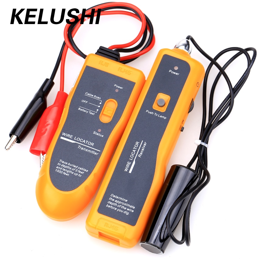 KELUSHI ! NF-816 Underground Wire Locator Wire tracker With LED for electrical wire, telephone drops ,CATV coax