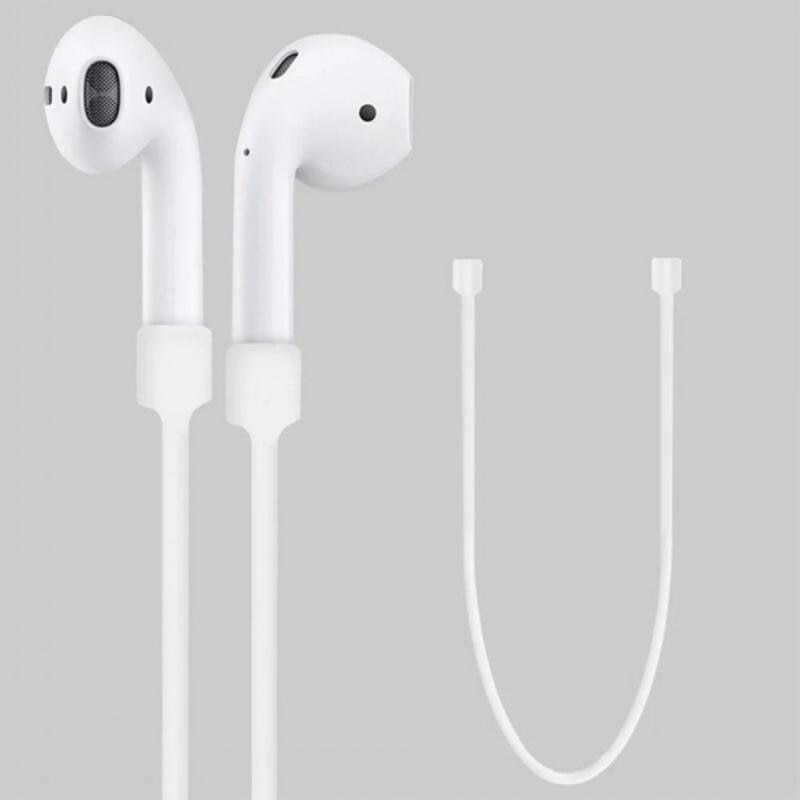 1pc 55cm oordopjesband voor airpods 1/2/ pro anti-verlies siliconen bandje touwtje huidvriendelijke siliconen oordopjes anti-verlies draden