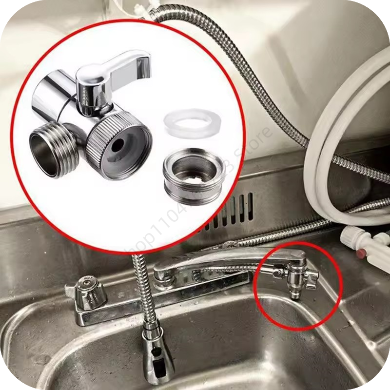 M22/M24 Switch Faucet Adapter Kitchen Universal Sink Splitter Diverter Valve Water Tap Connector for Shower Bathroom Accessory