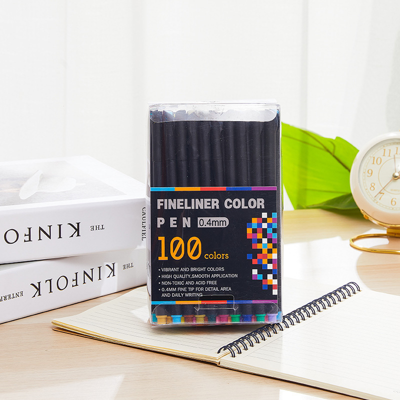 12-100 stücke Bunte Linie Zeichnung Stift Set Micro Spitze Fineliner Stift Zeichnung Malerei Skizze Feine Kunst Marker Büro schule Schreibwaren: Licht Grau