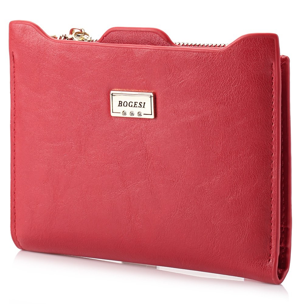 ¡Novedad! Cartera de pequeño y delgado para mujer, monedero de piel sintética con cremallera fina para mujer, Mini cartera de mano, carteras con cremallera baratas para mujer