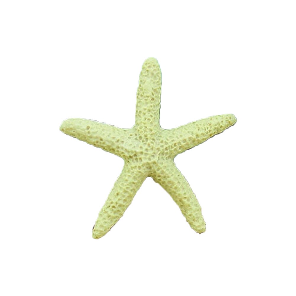 5cm Artificial Starfish Underwater Resin Aquarium Fish Tank Decoration Artificial Fish Pet Ornaments Viewing Decorations: Yellow