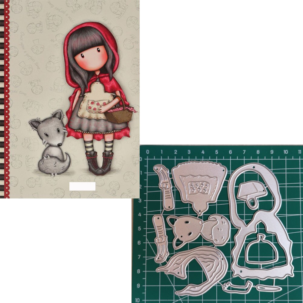 Craft Paper Dies Cut For Card Making Spain Girl Doll Diy Scrapbooking Dies Metal Embossing Nouveau Arrivage 30: 54