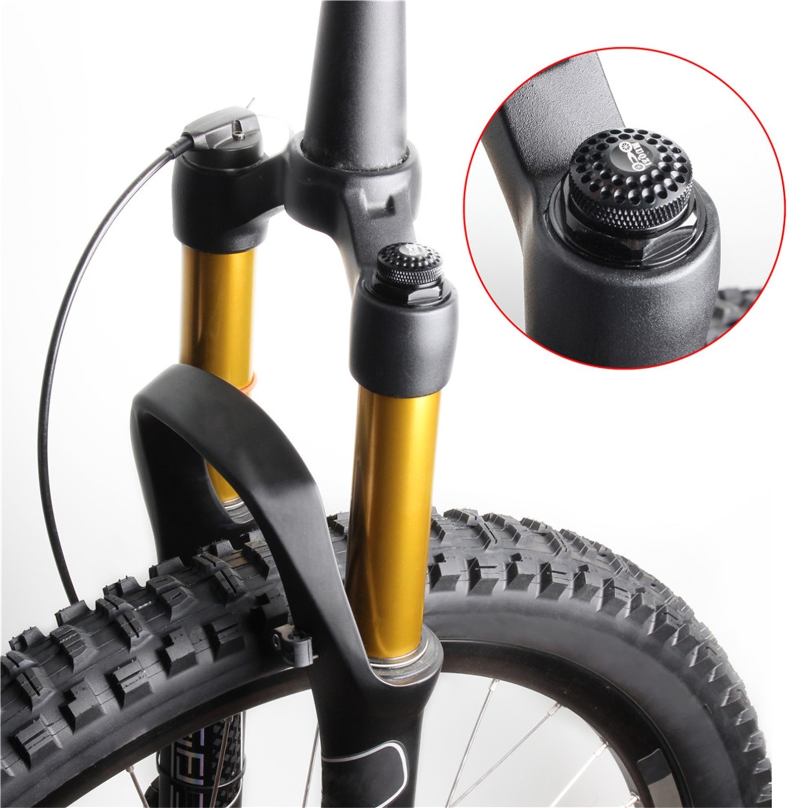 Outdoor Bicycle Front Fork Ahoulder Aover Aluminum Alloy Suspension Air Fork Protective Bicycle Bike accessories Bicicleta