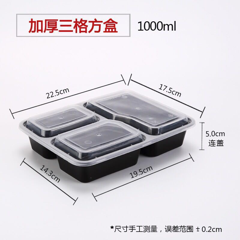 Boîte à Bento en Plastique Réutilisable, Stockage des Repas, relevés des citrouille, Boîte à Déjeuner, 3 Compartiments, Réutilisable, Micro-Ondes, Beaucoup de Boîtes à Déjeuner à Domicile