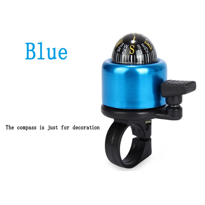 Cloche de vélo VTT boussole aluminium équipement de cyclisme accessoires corne alarme sonore alliage sûr clair