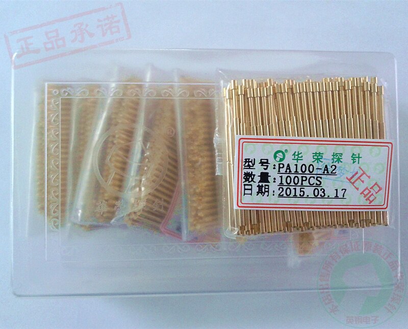 PA100-A2 Probe 1.5MM Concave Test Needle 33.3MM Spring Huarong