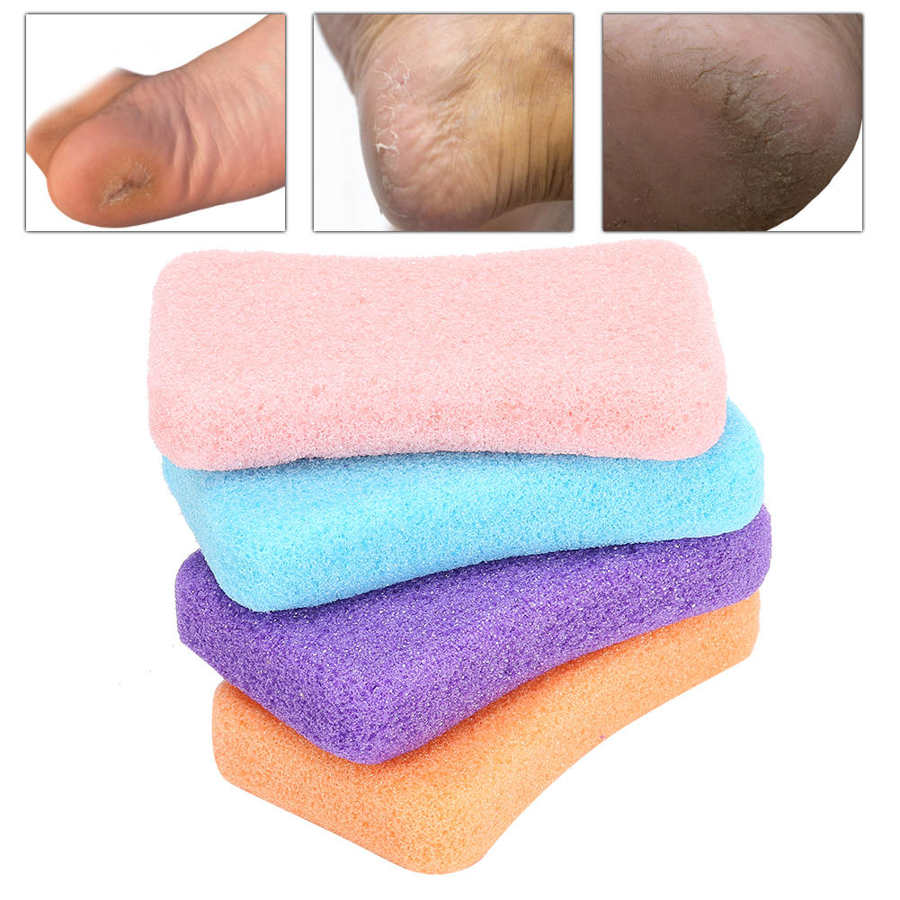 4Pcs Eelt Exfoliëren Steen Voeten Care Puimsteen Voeten Hard Skin Verwijderen Pedicure Scrubber Voet Peeling Removal Tool