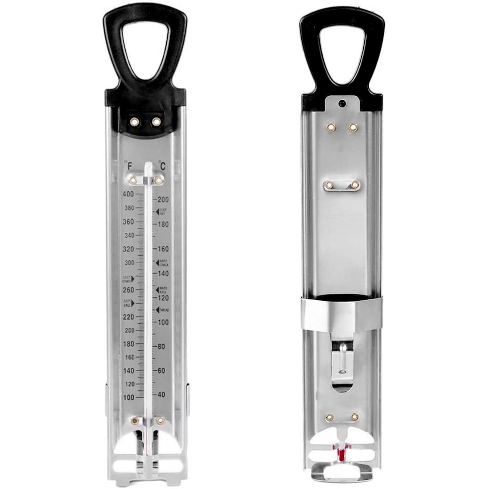 Dual Display Stainless Steel Kitchen Hanging Thermometer For Cooking Jam Sugar Candy Craft Temperature Gauge Household Tools