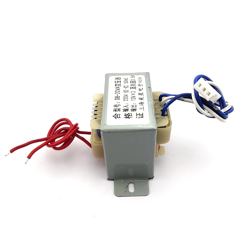 Muuntajat tyyppi muuntaja 220v to 13v*2 double 13v 0.8a power 20w täyskuparinen tehovahvistin muuntaja