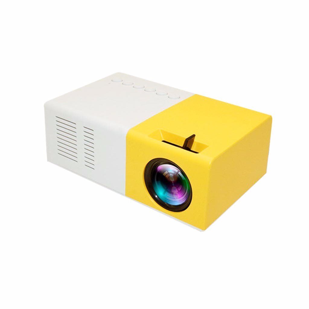 Portable Mini Projector Home Theater LED Projector with HDMI-compatible USB AV for Party Game, Child EU US Plug: B EU Plug