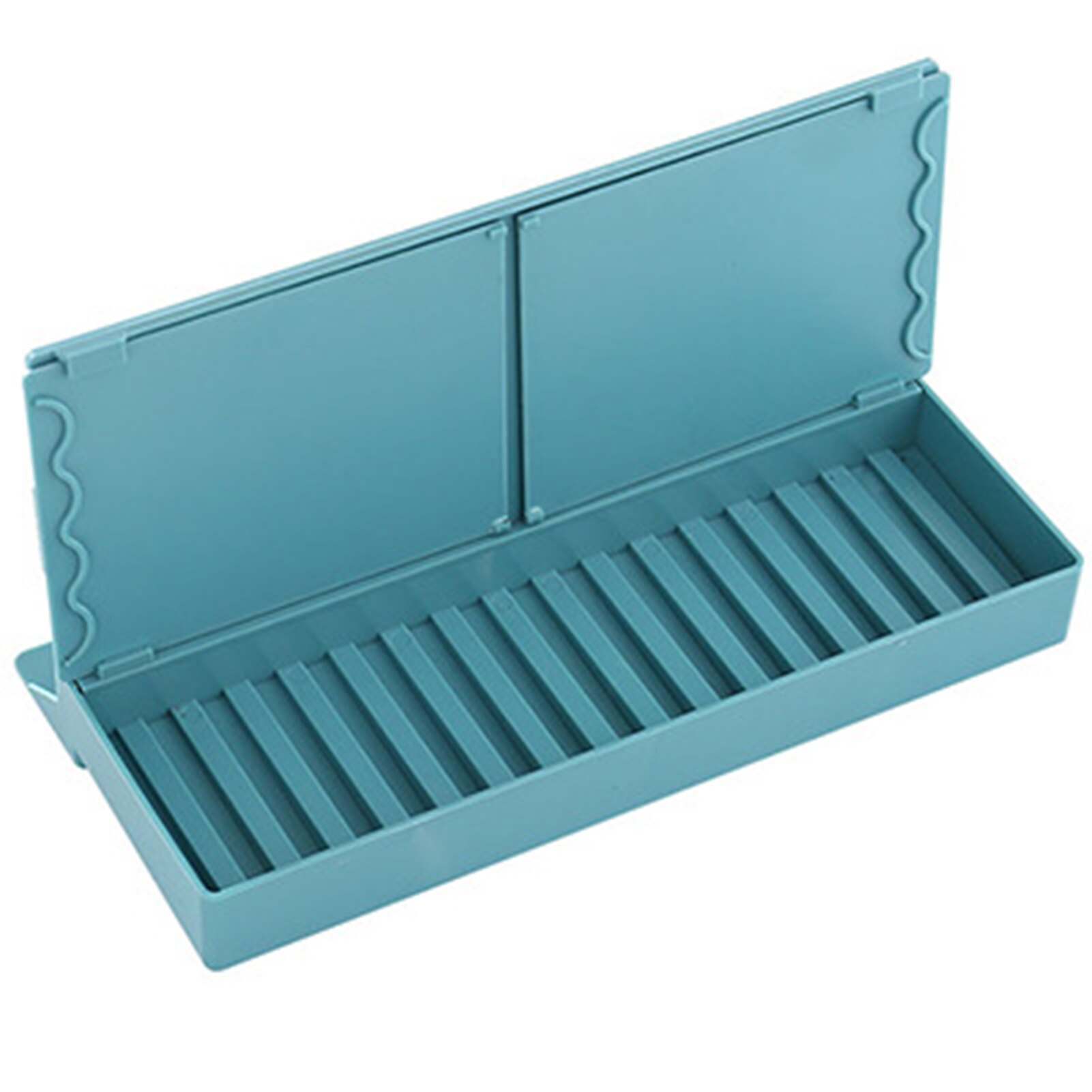 TSH Shop-Protector de salpicaduras de agua Premium para fregaderos de cocina, baño e Isla, 20 L x 5,3 W x 5,7 H pulgadas: Blue