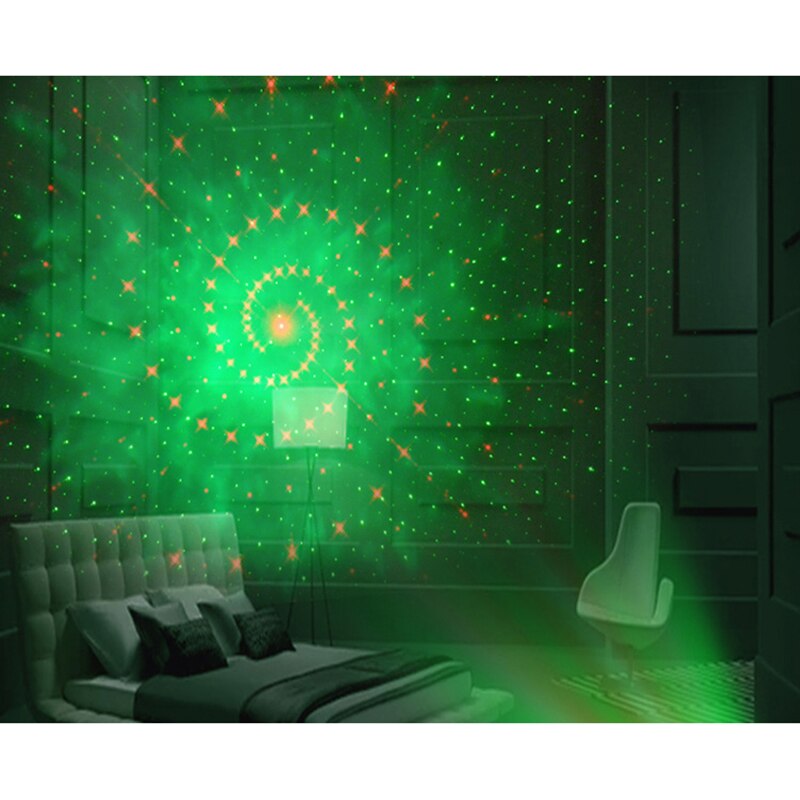 Sterrenhemel Projectie Lamp Met Base Usb Oplaadbare Romantische Ster Projector Met Afstandsbediening Voor Thuis Kamer Hvr