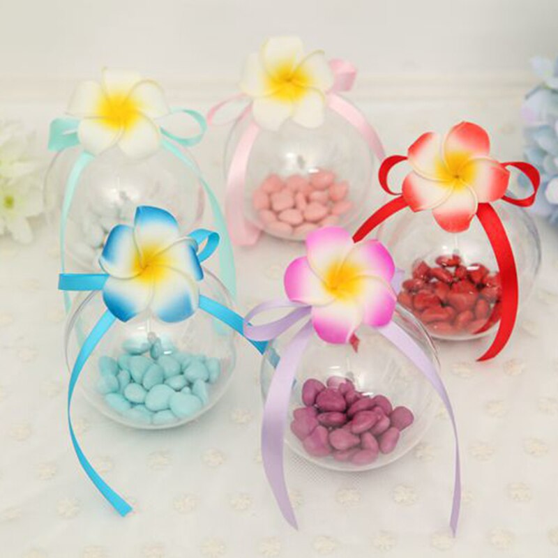 1 Pc Acrylic Ball Clear Plastic Ball for Flower Preservation Container Candy Box Transparent Hollow Sphere Hanging Decor P50