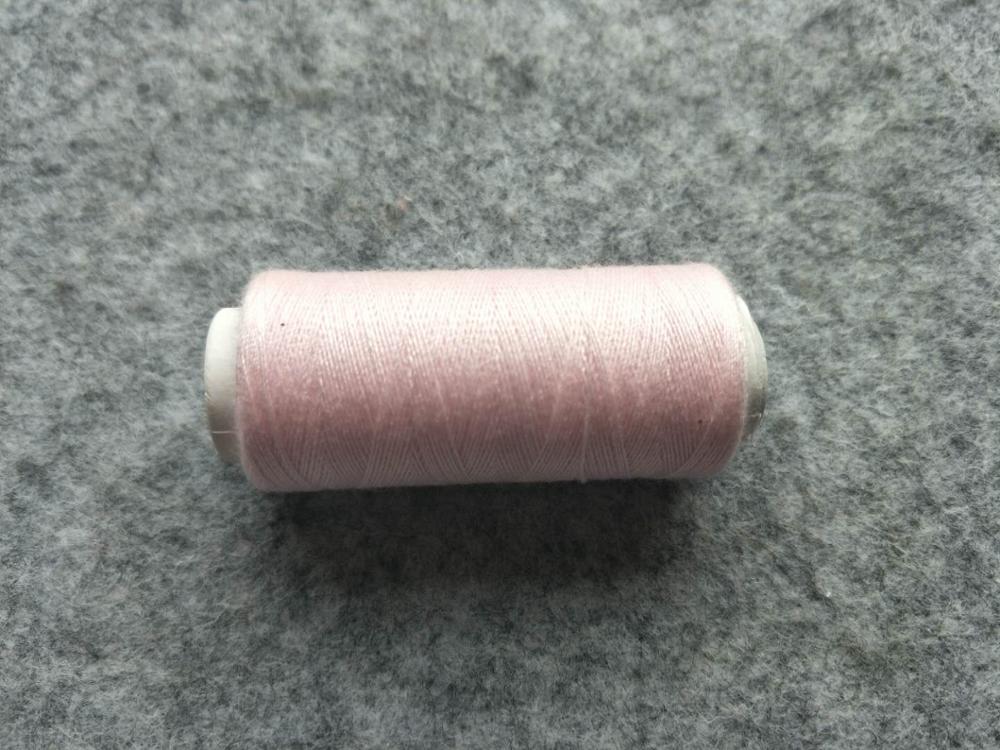 Multicolor bieden selecteren familie kosten naaigaren naaimachine draad hand naaigaren schoothoek 100 yard 1pcs: pink