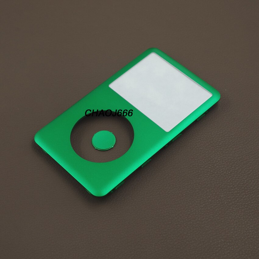 Colorful Anteriore della Piastra Frontale Fascia Clickwheel Centro Tasto Custodia Kit Copertura di Caso per iPod 6th 7th Classic 80GB 120GB 160GB: Green