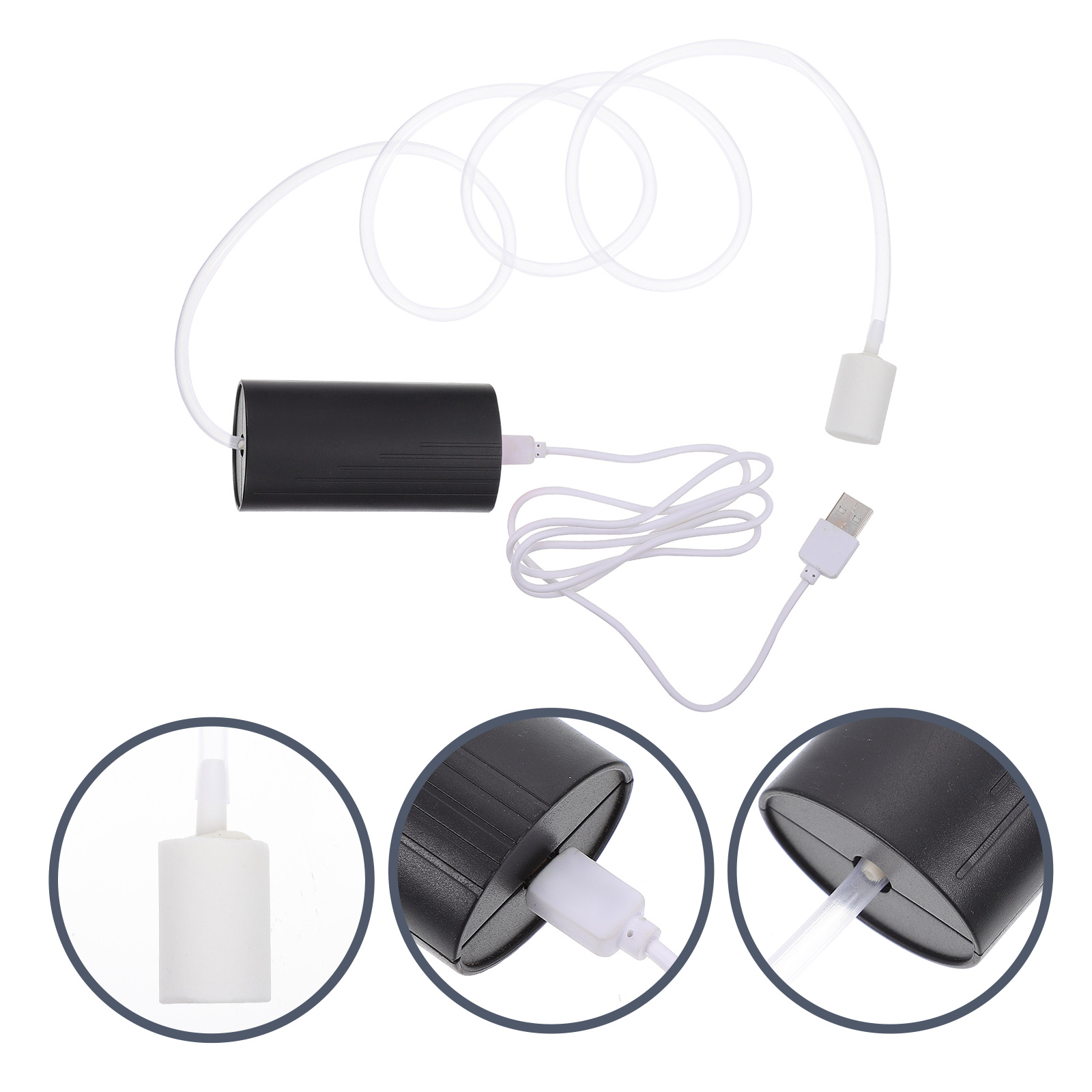 1 Set Pump Oxygen Pump Oxygen Adding Pump Mini Oxygen Pump USB Oxygen Pumps for Home