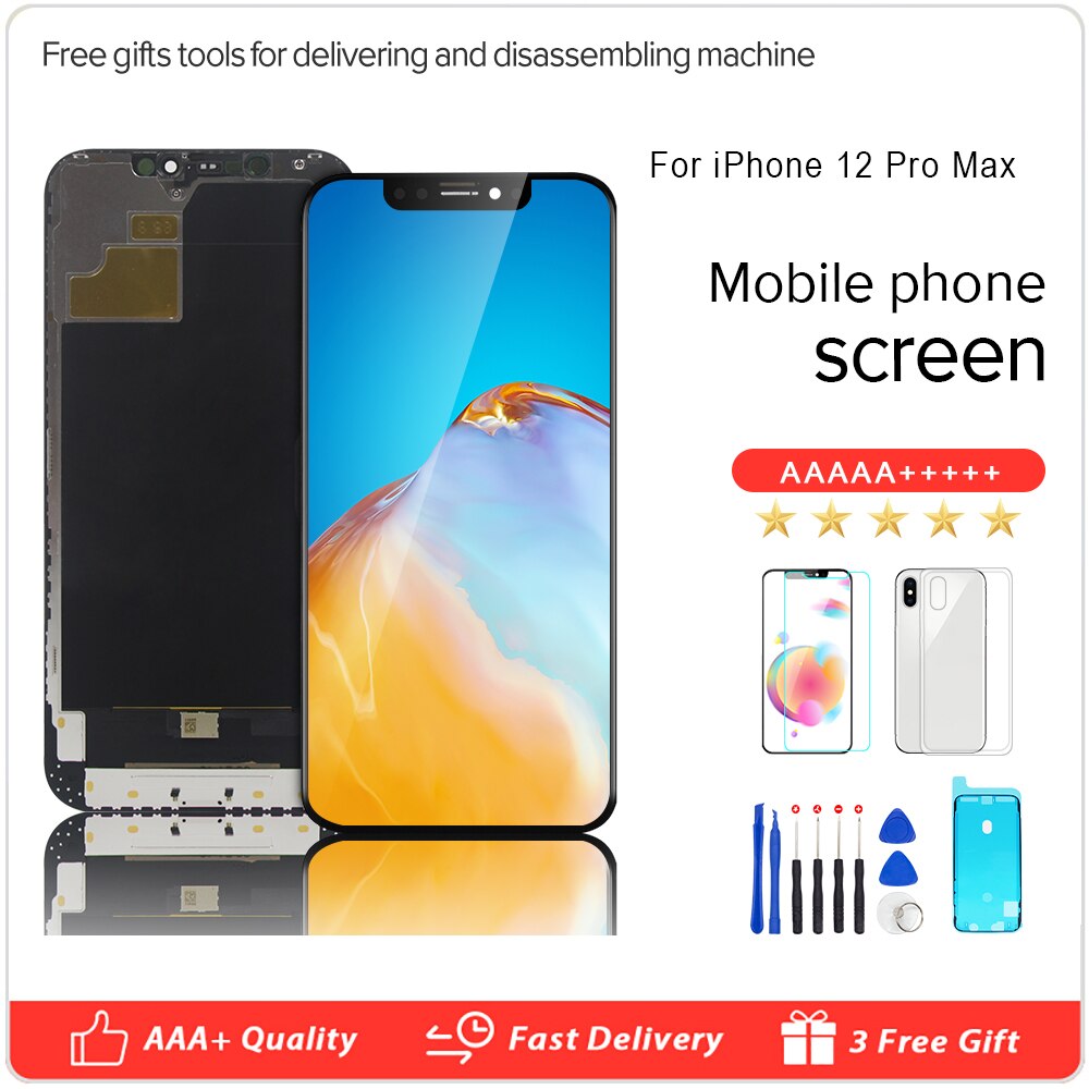 Eccellente qualità AAA schermo di qualità OEM nessun Pixel morto per iPhone X XR XS Display Touch Digitizer Assembly buona spedizione gratuita 3D