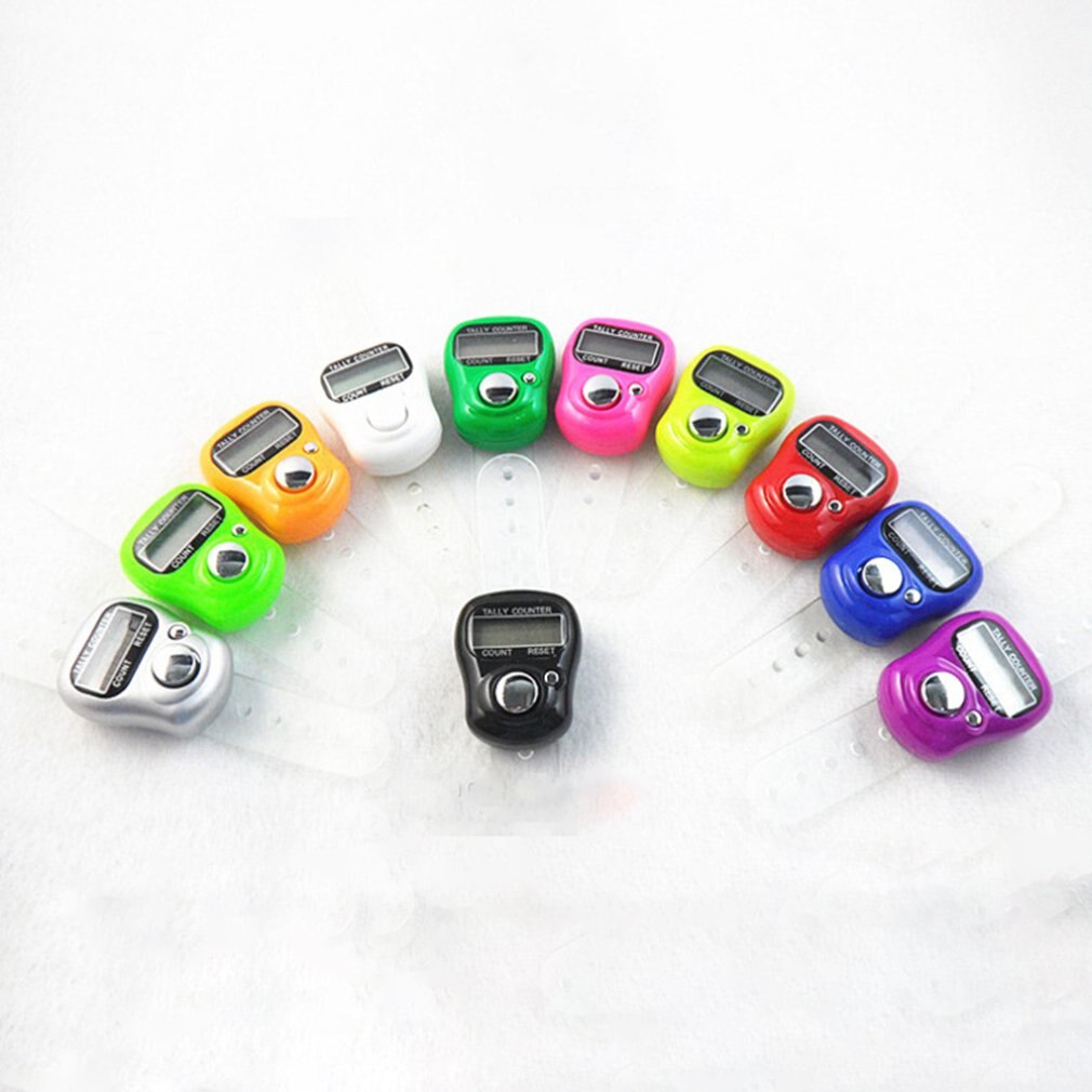 Ring Digital Reminder Counter Mini Portable Electronic Digital Counter Finger Ring With Lcd Point Counter