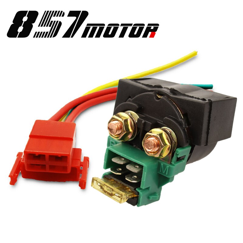 Motorcycle electrical parts lgnition key switch starter solenoid Relay with Plug for HONDA CBR250 MC19 CBR400 MC23 VFR400 NC30