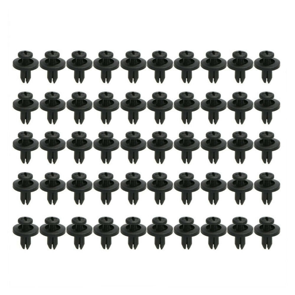 Universal Auto Fastener Clips Plastic Fastener Rivet Clips 190Pcs 6 Sizes Car Push Pin Rivet Trim Clips Fastener Clips