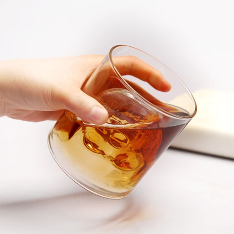Doble Uso de la Calavera de Cristal de vidrio de tiro pirata tazas esqueletos de piratas encarcelar Ckull doble cerveza, Vodka, Halloween festivales