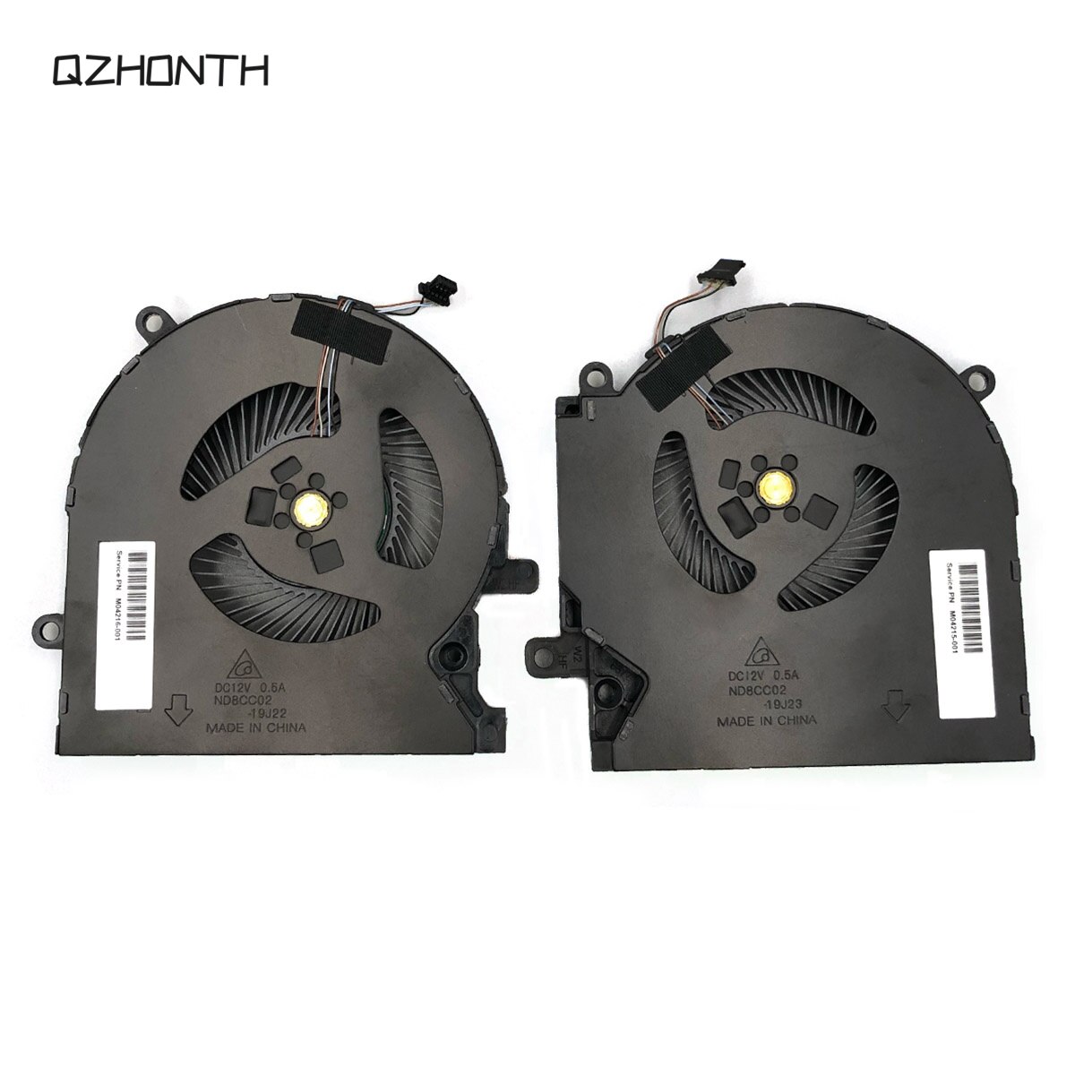 Original CPU+GPU Cooling Fan For HP OMEN 15-EK 15-EN M04215-001 M04216-001 (12V version)