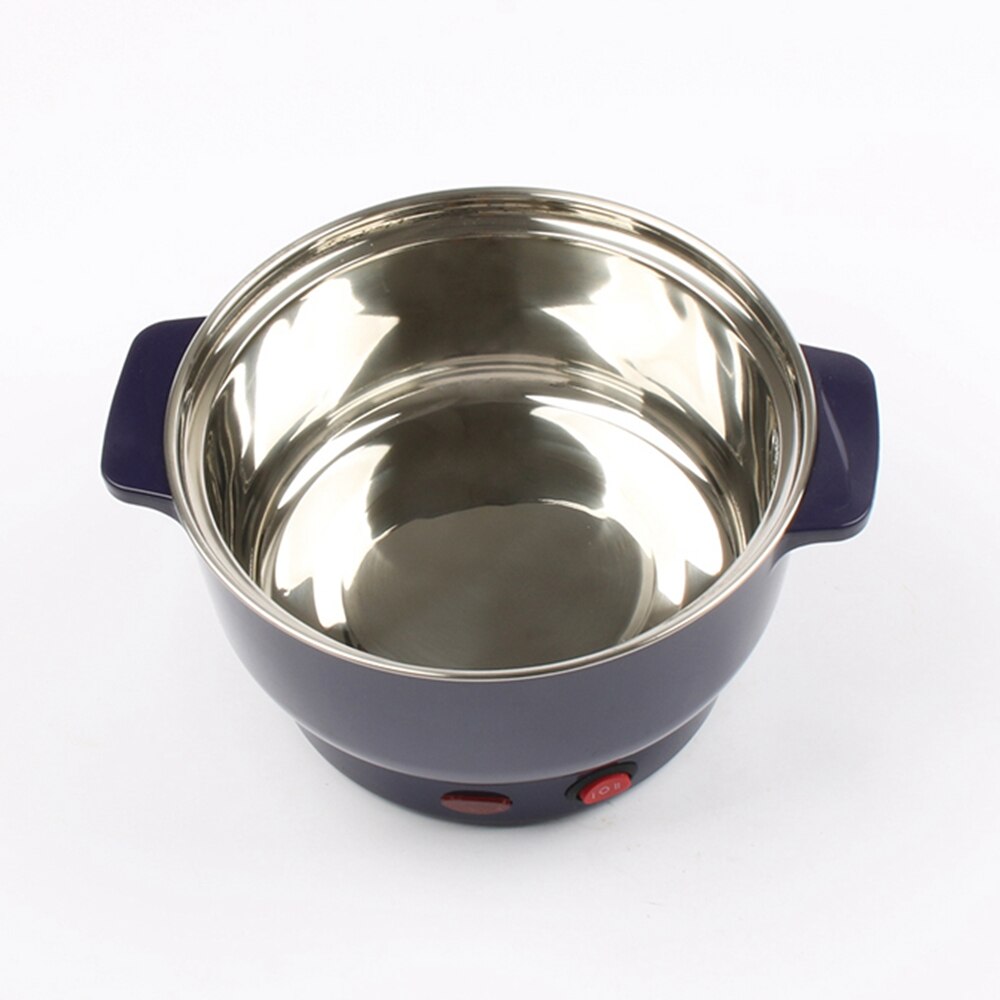 LSTACHi 1.5L cuiseur électrique multifonctionnel maison Hotpot en acier inoxydable casserole poêle chauffe-plats vapeur 20 cm 2 vitesses 220 V