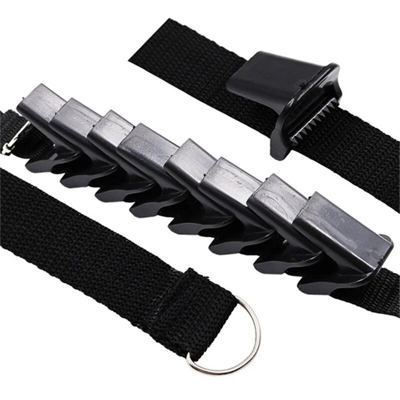 Perchero de gancho ajustable con tapa para ropa, cuerda para colgar después de la puerta, gancho multiusos para puerta trasera, percha para colgar abrigos, cuerda de almacenamiento, 1 ud.