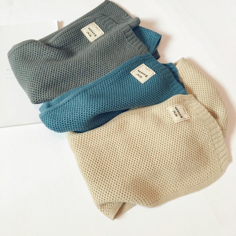 Japanse Stijl Wol Kinderen Sjaal Koreaanse Herfst Winter Kids Gebreide Sjaal Snoep Kleur Baby Jongen Meisje Warme Slabbetjes