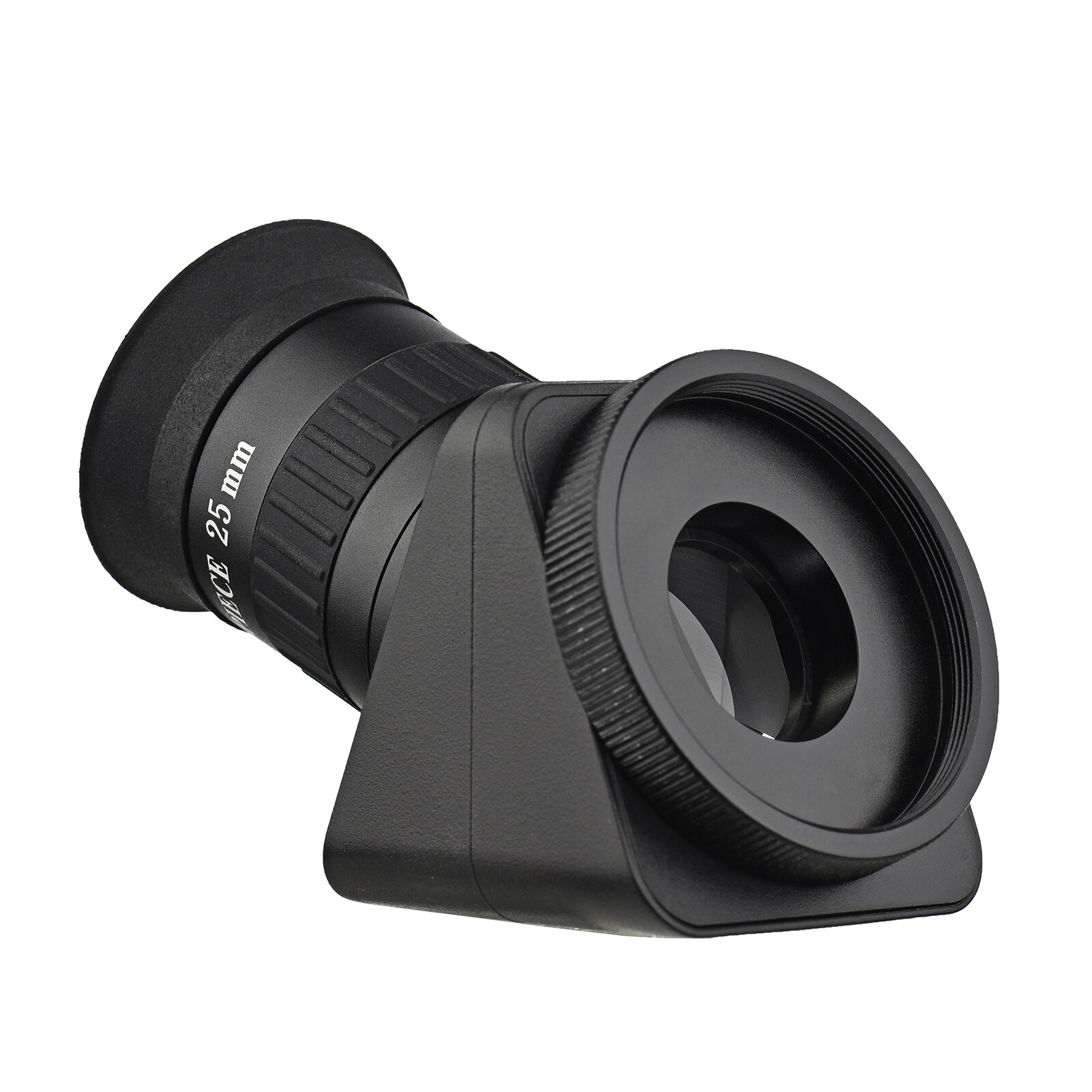 Ocular de 25mm con espejo Diagonal de 90 grados, montaje de tornillo T2 para teleobjetivo de montaje en T, telescopio Refractor astronómico