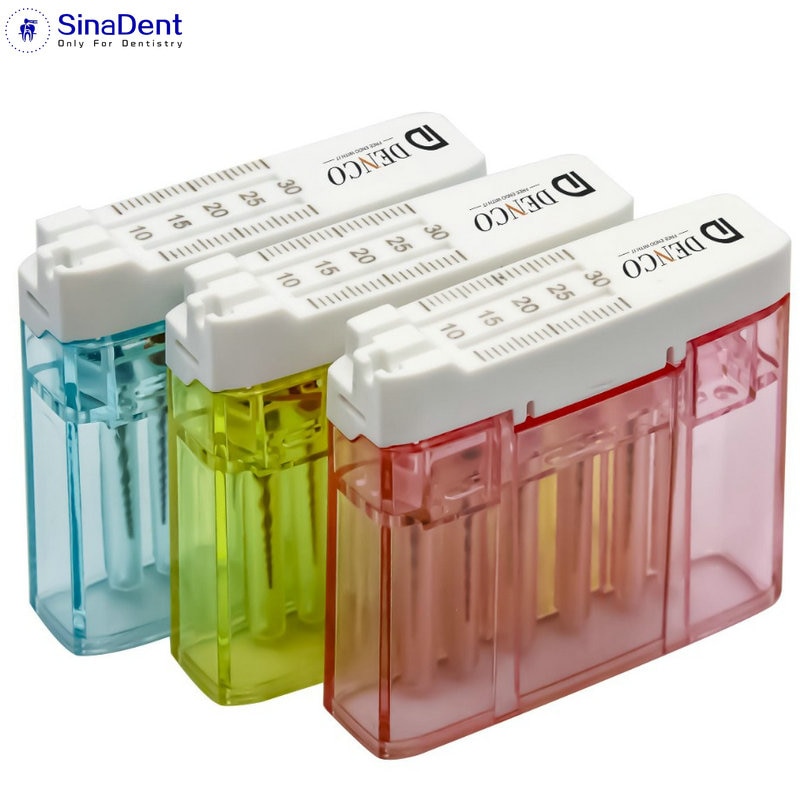 Dental Endo Files Sterilization Box Multi Function Box Autoclavable Measurement Dental File Organizer for Dentistry Oral Hygiene