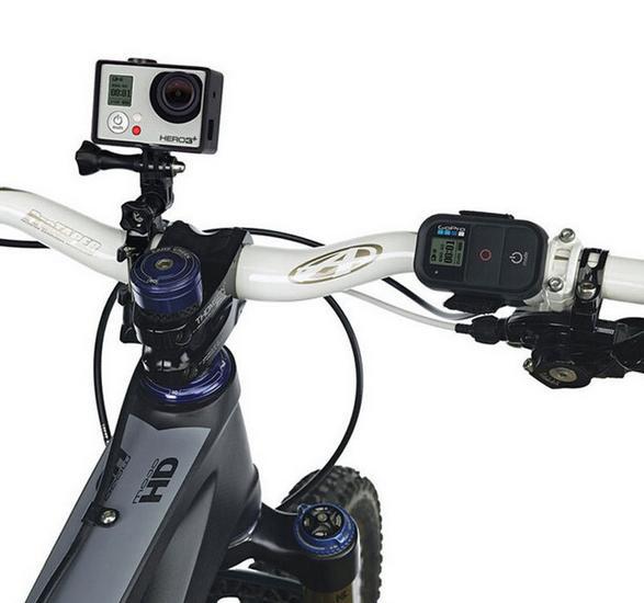 Bike Motorcycle Handlebar Seatpost Pole Mount&3Way Adjustable Pivot Arm for Gopro Hero 7 2 3 3+ xiaomi yi SJ4000 SJ5000 Camera