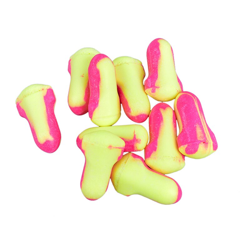 Tapones de silicona para los oídos para niños y adultos, tapones suaves antiruido para los oídos, impermeables, para nadar y bucear, 10 pares: 20pcs