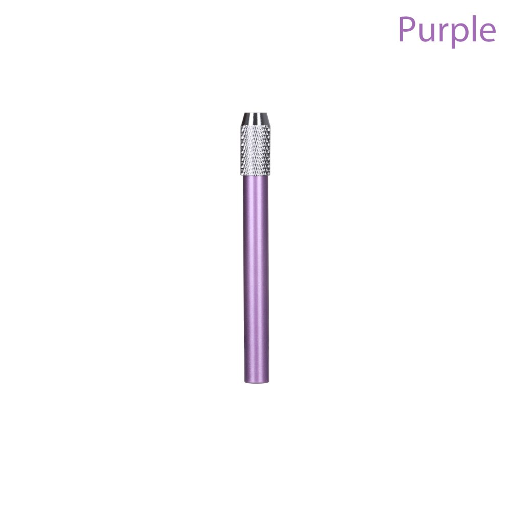 Extensor de lápiz de Metal soporte alargado Multi Color giratorio desmontable boceto de arte lápiz alargador Topper escuela Oficina suministro: Purple